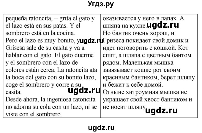 ГДЗ (Решебник) по испанскому языку 4 класс Бреславська В. / страница / 145(продолжение 2)