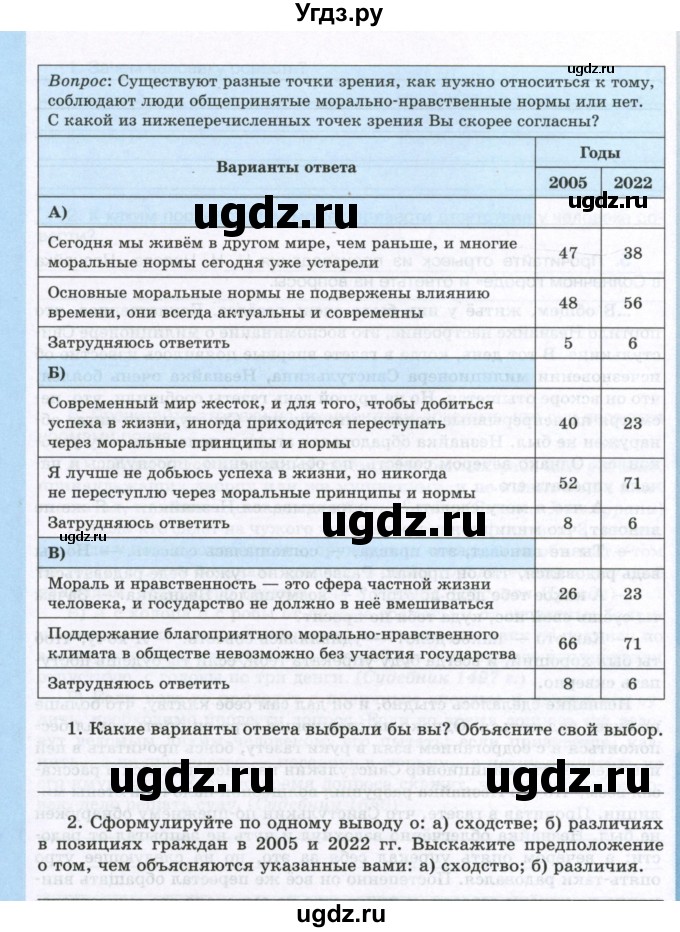 ГДЗ (Учебник) по обществознанию 7 класс (рабочая тетрадь) И.А. Лобанов / страница / 14(продолжение 2)