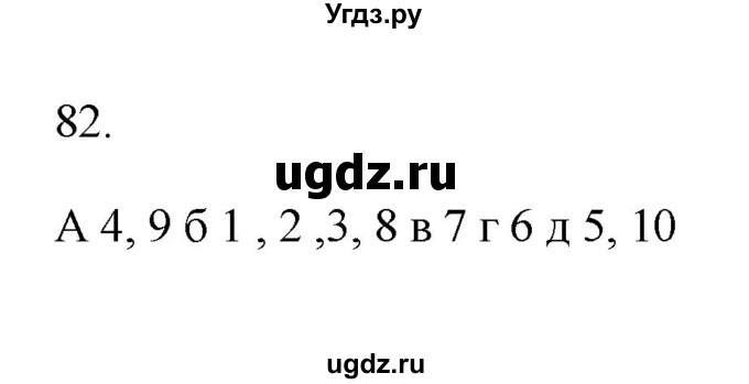 ГДЗ (Решебник) по русскому языку 6 класс (Рабочая тетрадь) М. А. Бондаренко / часть 2. упражнение / 82