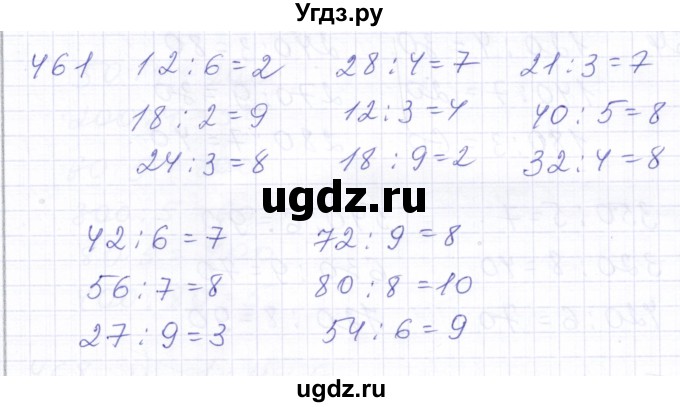 ГДЗ (Решебник) по математике 5 класс Алышева Т.В. / тысяча / 461