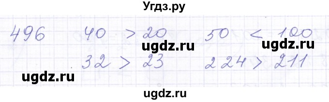 ГДЗ (Решебник) по математике 5 класс Алышева Т.В. / тысяча / 496