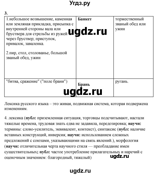 ГДЗ (Решебник) по русскому языку 10 класс Александрова О.М. / 10 класс / 190(продолжение 2)