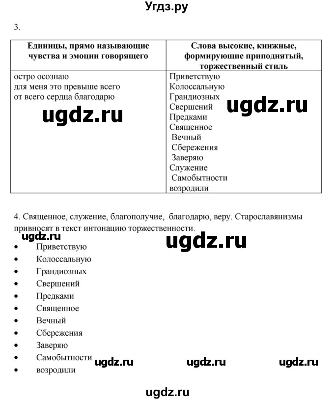ГДЗ (Решебник) по русскому языку 10 класс Александрова О.М. / 10 класс / 55(продолжение 2)