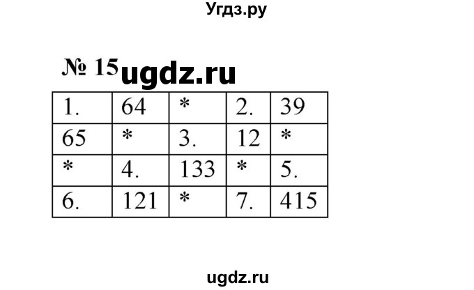 ГДЗ (Решебник) по математике 5 класс (рабочая тетрадь) Ерина Т.М. / §2 / 15