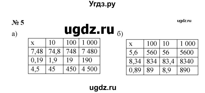 ГДЗ (Решебник) по математике 5 класс (рабочая тетрадь) Ерина Т.М. / §45 / 5