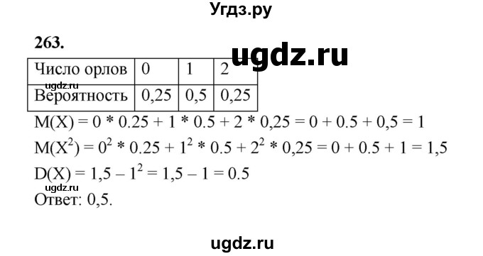 ГДЗ (Решебник) по математике 7 класс Высоцкий И.Р. / часть 2 / задача / 263