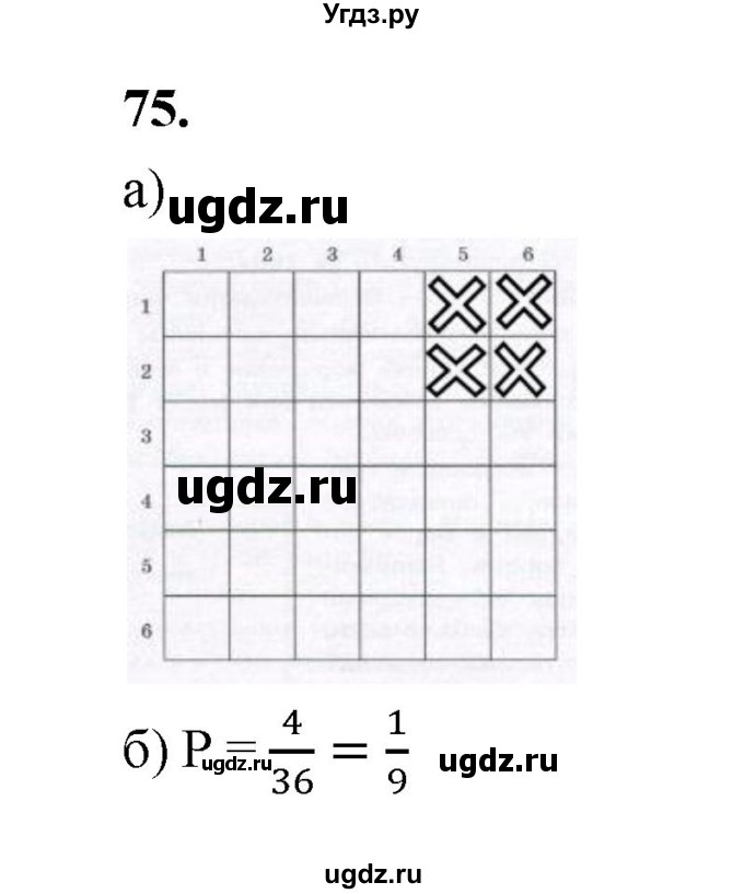 ГДЗ (Решебник) по математике 7 класс Высоцкий И.Р. / часть 2 / задача / 75