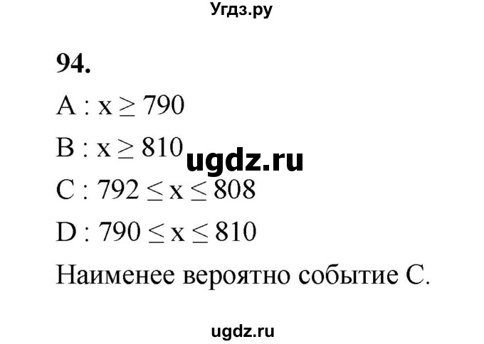 ГДЗ (Решебник) по математике 7 класс Высоцкий И.Р. / часть 2 / задача / 94