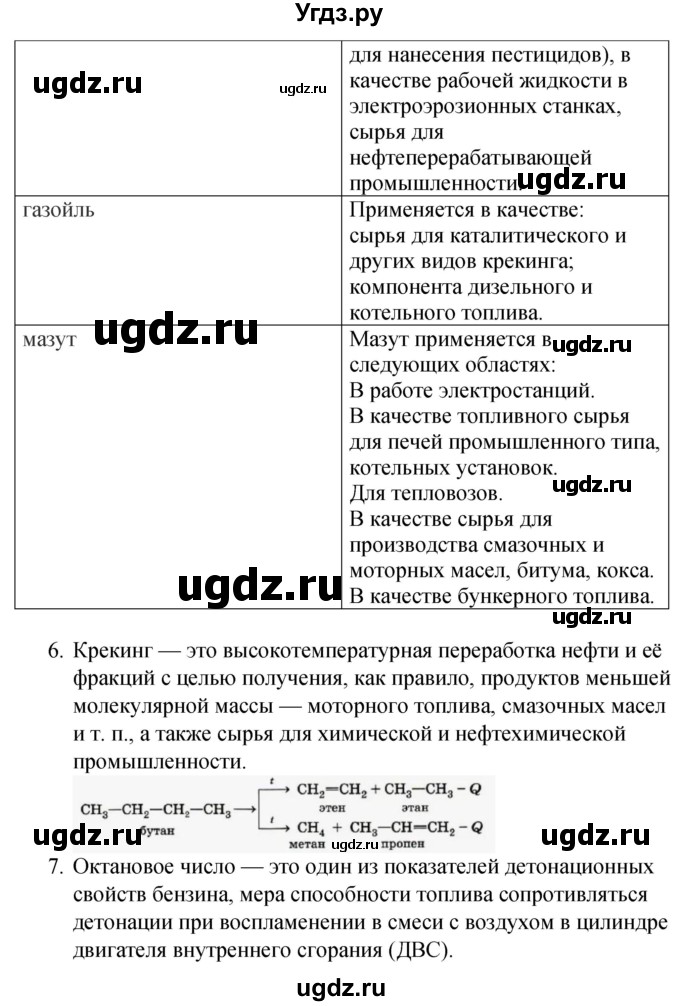 ГДЗ (Решебник) по химии 10 класс (рабочая тетрадь) Габриелян О.С. / страница / 39(продолжение 2)