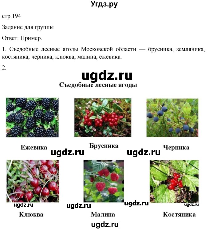 ГДЗ (Решебник) по обж 8 класс Рудаков Д.П. / часть 1. страница / 194