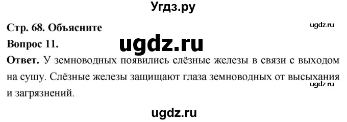 ГДЗ (Решебник) по биологии 8 класс Суматохин С.В. / часть 2 / §11 / объясните / 11