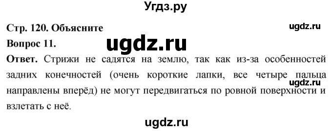 ГДЗ (Решебник) по биологии 8 класс Суматохин С.В. / часть 2 / §21 / объясните / 11