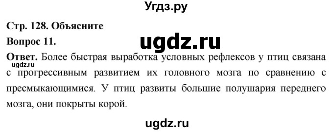 ГДЗ (Решебник) по биологии 8 класс Суматохин С.В. / часть 2 / §23 / объясните / 11