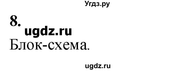 ГДЗ (Решебник) по информатике 6 класс (самостоятельные и контрольные работы) Босова Л.Л. / СР. алгоритмы и исполнители / вариант 2 / 8