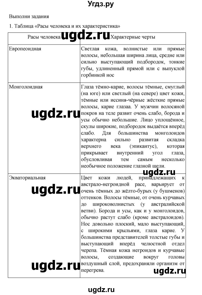 ГДЗ (Решебник) по биологии 10 класс Агафонова И.Б. / §52 / 220(продолжение 2)