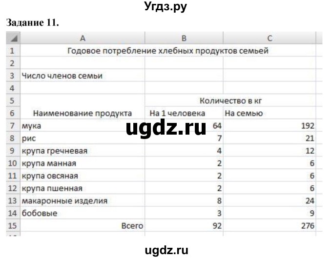 ГДЗ (Решебник) по информатике 7 класс (компьютерный практикум) Босова Л.Л. / работа 26 / 11