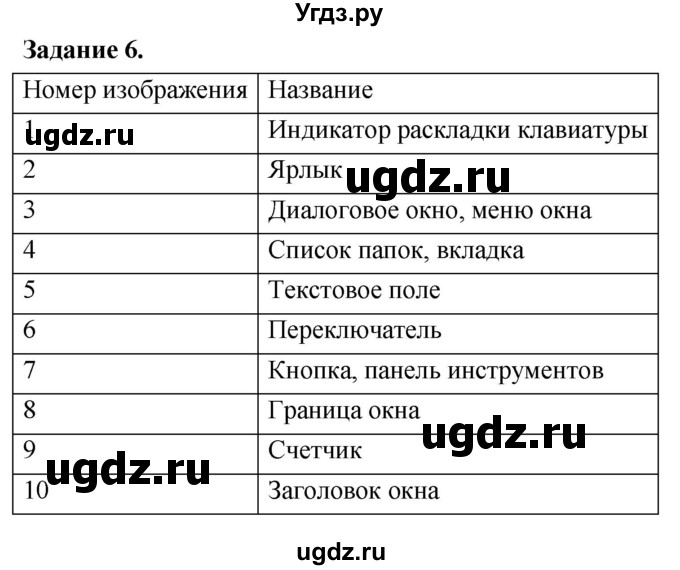 ГДЗ (Решебник) по информатике 7 класс (компьютерный практикум) Босова Л.Л. / работа 6 / 6