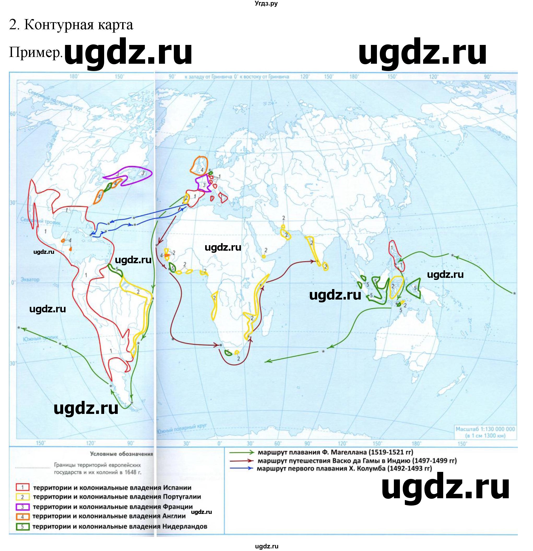 ГДЗ (Решебник) по истории 7 класс (рабочая тетрадь) Ведюшкин В.А. / итоги главы I / 2