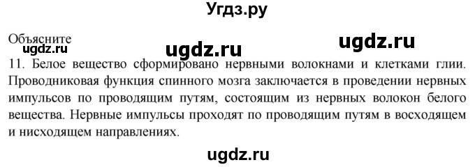 ГДЗ (Решебник) по биологии 9 класс Суматохин С.В. / часть 1 / §20 / объясните / 11