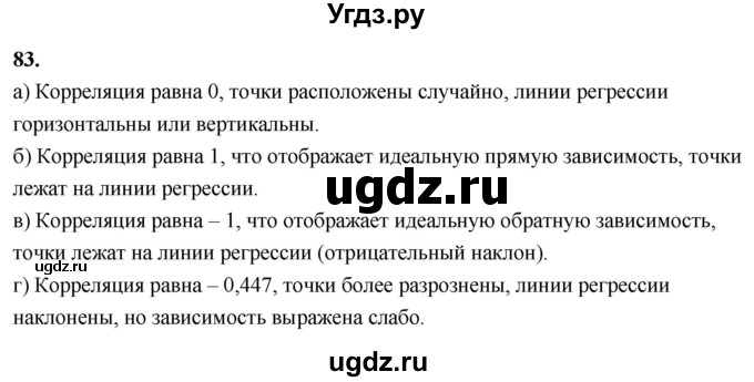 ГДЗ (Решебник) по математике 11 класс Бунимович Е.А. / §9 / упражнение / 83